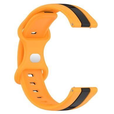 Ремінець Deexe Sport Strap для годинників з шириною кріплення 20мм - Black / Yellow