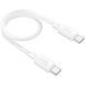 Кабель Hoco X96 Hyper 60W Type-C to Type-C (0.25m) - White