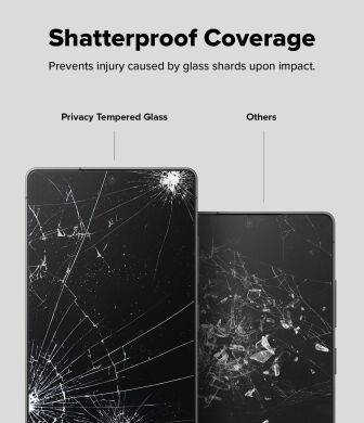 Комплект захисних стекол (2шт) Ringke Easy Slide Privacy для Samsung Galaxy S25 Ultra (S938) 8800274969476