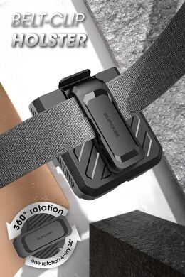 Защитный чехол Supcase Unicorn Beetle Pro Rugged Case with Belt Clip для Samsung Galaxy Flip 3 - Black
