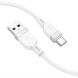 Кабель Hoco X109 USB to Type-C (3A, 1m) - White. Фото 2 из 6