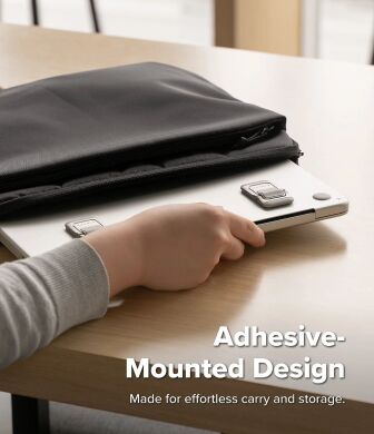 Підставка для ноутбуку Ringke Step-Fit Mini Stand (8800380463592) - Silver