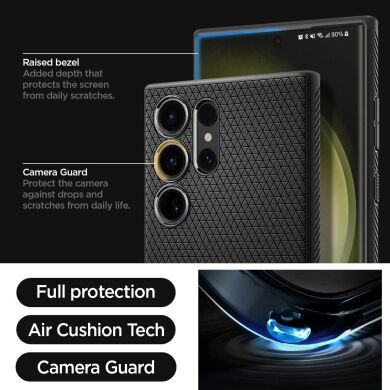 Захисний чохол Spigen (SGP) Liquid Air для Samsung Galaxy S23 Ultra (S918) - Abyss Green