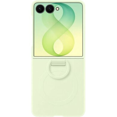 Оригінальний чохол Silicone Ring Magnet для Samsung Galaxy Flip 8 (EF-EF776CGEGUA) - Green