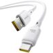 Кабель Baseus Silky Series USB to Type-C (100W, 1m) P10377703 - Moon White. Фото 3 из 19