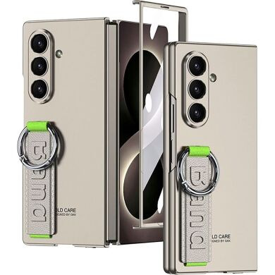 Защитный чехол GKK Band Strap для Samsung Galaxy Fold 8 Ultra - Titanium Grey