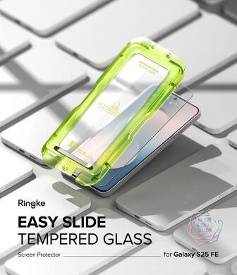 Комплект защитных стекол (2шт) Ringke Easy Slide Tempered Glass для Samsung Galaxy S25 FE (S731) 8800293859680