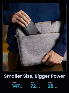 Внешний аккумулятор UGREEN PB312 22.5W + PD20W (20000mAh) 25683 - Silver