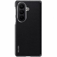 Защитный чехол SULADA Natural Leather Case для Samsung Galaxy Fold 8 Ultra - Black