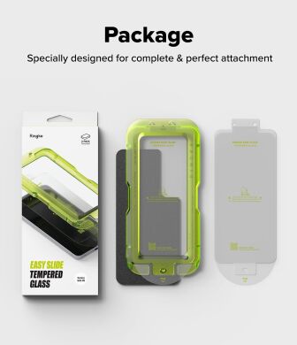 Комплект защитных стекол (2шт) Ringke Easy Slide Tempered Glass для Samsung Galaxy S25 FE (S731) 8800293859680