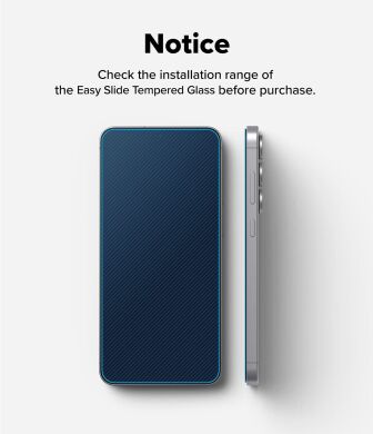 Комплект защитных стекол (2шт) Ringke Easy Slide Tempered Glass для Samsung Galaxy S25 FE (S731) 8800293859680
