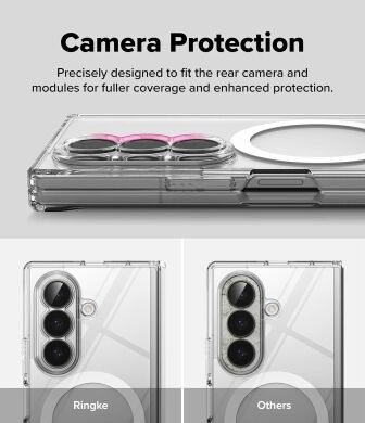 Защитный чехол Ringke Fusion Flap Magnetic для Samsung Galaxy Fold 8 Ultra (8800328819320) - Clear