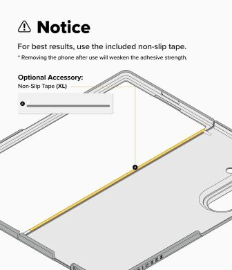 Защитный чехол Ringke Fusion Flap Magnetic для Samsung Galaxy Fold 8 Ultra (8800328819320) - Clear
