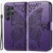 Чехол UniCase Butterfly Pattern для Samsung Galaxy S24 Ultra - Dark Purple. Фото 1 из 5
