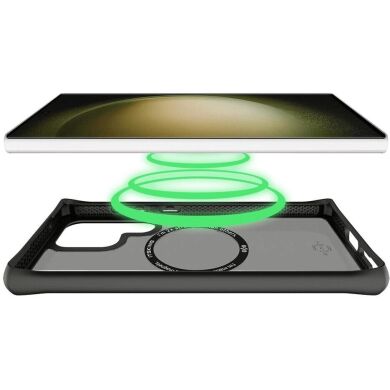 Защитный чехол ItSkins Hybrid R Frost with MagSafe для Samsung Galaxy S23 Plus (S916) SGCP-HMFRT-BLCK - Black