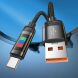 Кабель Hoco U126 Lantern USB to Type-C (5A, 1.2m) - Gray. Фото 5 из 6