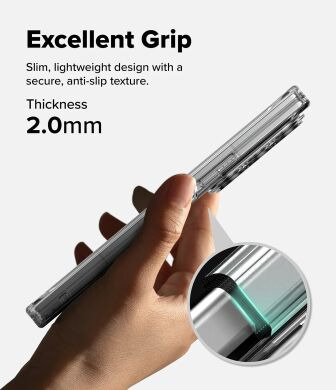 Защитный чехол Ringke Fusion Flap Magnetic для Samsung Galaxy Fold 8 Ultra (8800328819320) - Clear