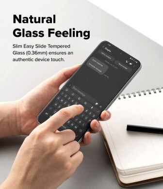 Комплект защитных стекол (2шт) Ringke Easy Slide Tempered Glass для Samsung Galaxy S25 FE (S731) 8800293859680