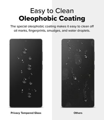 Комплект захисних стекол (2шт) Ringke Easy Slide Privacy для Samsung Galaxy S25 Ultra (S938) 8800274969476