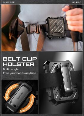 Захисний чохол Supcase Unicorn Beetle Pro Rugged Case with Belt Clip для Samsung Galaxy Flip 7 (843439158900) - Black
