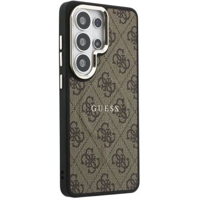 Защитный чехол Guess 4G Embossed Ring MagSafe для Samsung Galaxy S26 Ultra (S948) GUHMS26LP4MSEGCW - Brown