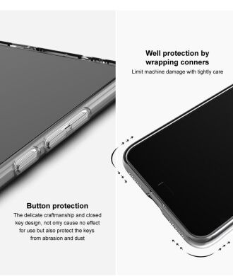 Силиконовый (TPU) чехол IMAK UX-5 Series для Samsung Galaxy A53 (A536) - Transparent Black