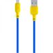 Кабель Gelius GP-UCN001C USB to Type-C - Yellow / Blue. Фото 1 из 3