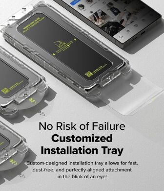 Комплект захисних стекол (2шт) Ringke Easy Slide Privacy для Samsung Galaxy S25 Ultra (S938) 8800274969476