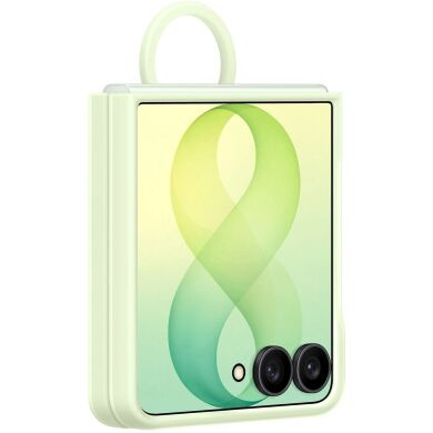 Оригінальний чохол Silicone Ring Magnet для Samsung Galaxy Flip 8 (EF-EF776CGEGUA) - Green