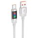 Кабель Hoco U126 Lantern USB to Type-C (5A, 1.2m) - Gray. Фото 1 из 6
