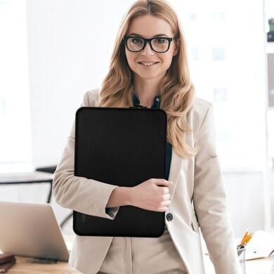 Универсальный чехол Tech-Protect NEOPREN для ноутбука диагональю 15-16 дюймов - Black