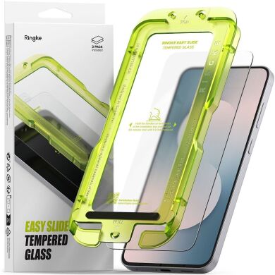 Комплект защитных стекол (2шт) Ringke Easy Slide Tempered Glass для Samsung Galaxy S25 FE (S731) 8800293859680