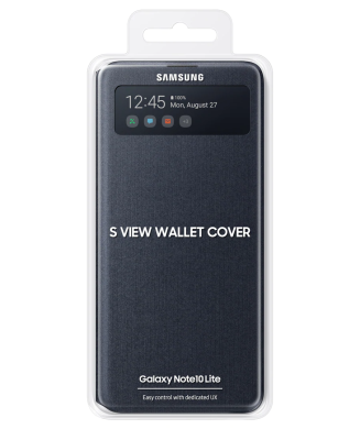 Чохол S View Wallet Cover для Samsung Galaxy Note 10 Lite (N770) EF-EN770PBEGRU - Black