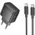 Сетевое зарядное устройство Hoco CS61A PD30W + QC3.0 (USB + Type-C) + кабель Type-C to Type-C - Black