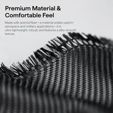 Ультратонкий чохол Pitaka Edge Ultra-Slim Case для Samsung Galaxy S26 Plus (S947) KS2601S - 600D Black / Grey (Twill)