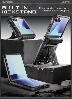 Захисний чохол Supcase Unicorn Beetle Pro Rugged Case with Belt Clip для Samsung Galaxy Flip 7 (843439158900) - Black