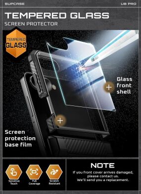 Захисний чохол Supcase Unicorn Beetle Pro Rugged Case with Belt Clip для Samsung Galaxy Flip 7 (843439158900) - Black