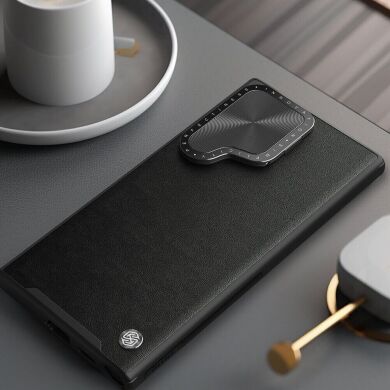 Захисний чохол NILLKIN CamShield Prop Leather Case для Samsung Galaxy S24 - Green
