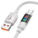 Кабель Hoco U126 Lantern USB to Type-C (5A, 1.2m) - Gray. Фото 2 из 6