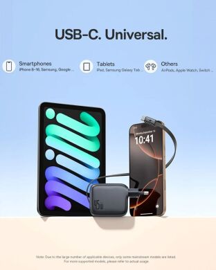 Сетевое зарядное устройство Baseus EnerCore CJ11 2C (45W) + кабель Type-C (E0120G00) - Black