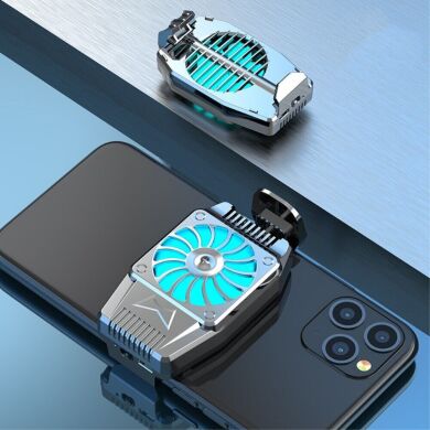 Кулер-вентилятор для смартфона Deexe Mobile Cooler H15 - Silver