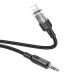 AUX-кабель Hoco UPA27 Lightning to 3.5mm (1.2m) - Black. Фото 2 из 6