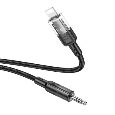 AUX-кабель Hoco UPA27 Lightning to 3.5mm (1.2m) - Black