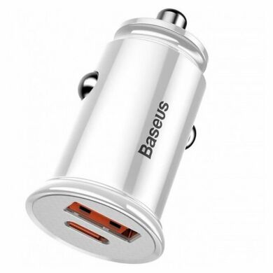 Автомобильное зарядное устройство Baseus Circular Metal PPS Quick Charger (30W) CCYS-C0S - Silver