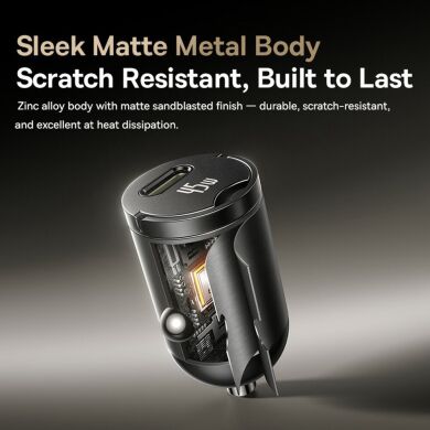 Автомобильное зарядное устройство Baseus PrimeTrip VP2 45W + кабель Type-C to Type-C (C02068) - Black