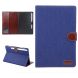 Чохол Deexe Jeans Style для Samsung Galaxy Tab S7 (T870/875) / S8 (T700/706) - Dark Blue