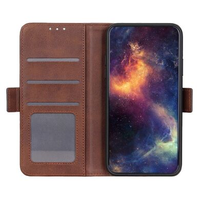 Чехол Deexe Retro Wallet для Samsung Galaxy M51 (M515) - Brown