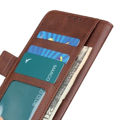 Чехол Deexe Retro Wallet для Samsung Galaxy M51 (M515) - Brown