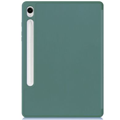 Чохол Deexe Smart Case для Samsung Galaxy Tab S10 Lite (X400/X406) - Blackish Green