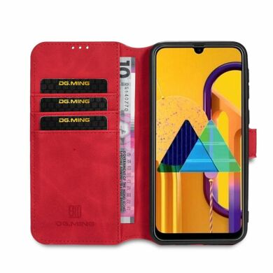 Чохол DG.MING Retro Style для Samsung Galaxy M31 (M315) - Red